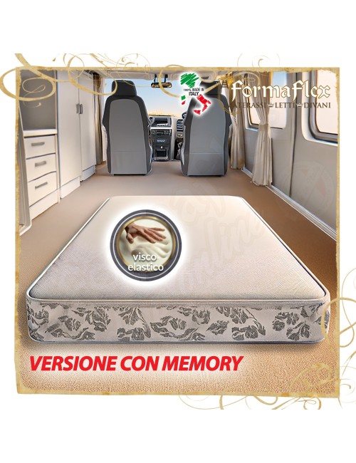 Materasso in memory per camper e caravan su misura non sagomato